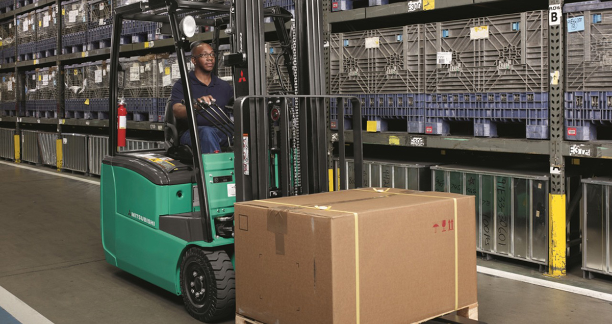 “The industry has made a noticeable shift to the use of electric forklifts,” says Ken Barina.
