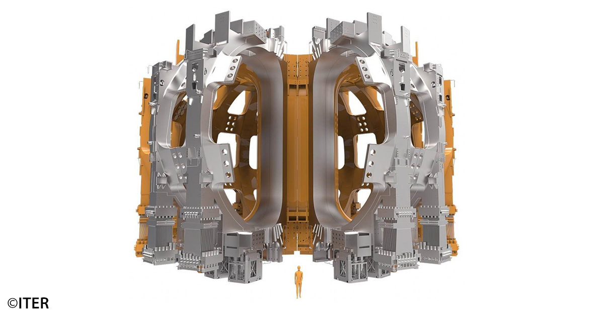 Each field magnet in the ITER tokamak is the size of a six-storey building
