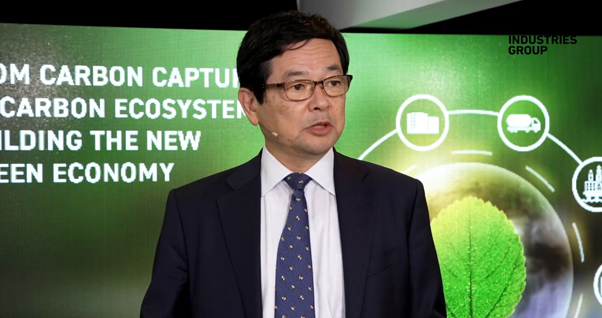 MHI’s Kentaro Hosomi hosts a discussion on building a carbon ecosystem