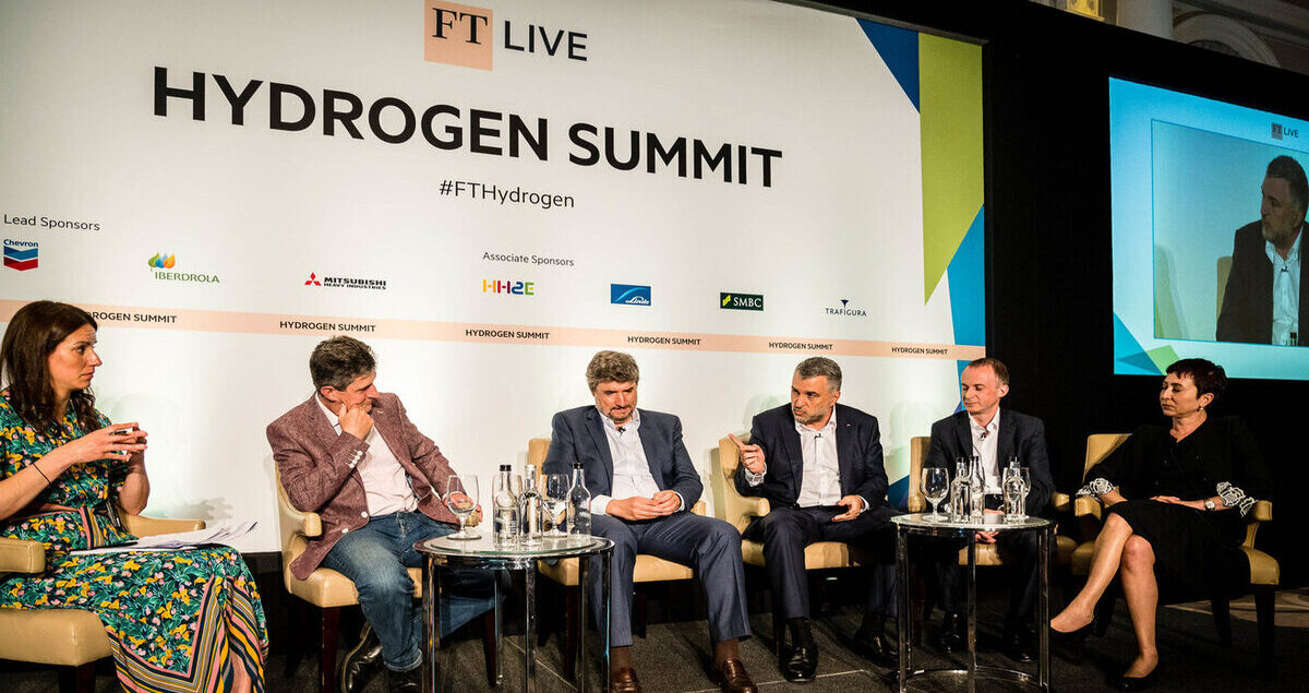 Professor Emmanouil Kakaras advocated the benefits of blue and green hydrogen at the FT event