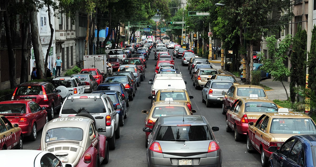 Mexico city is one of the most heavily congested cities on earth.