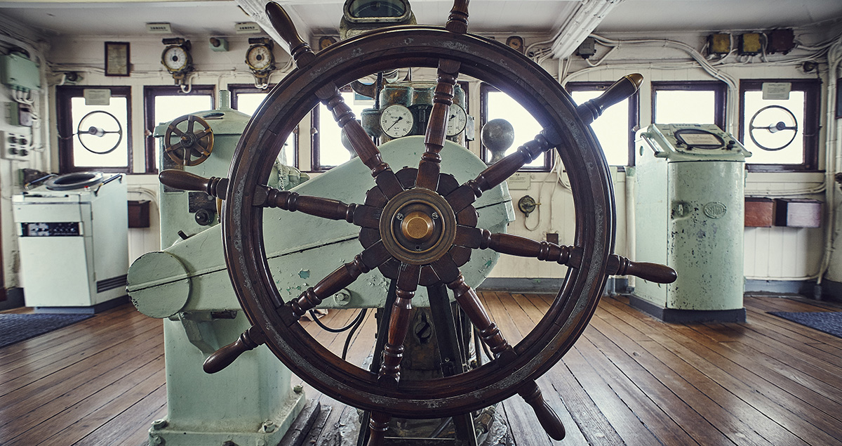 Bridge of the Hikawa Maru, now a floating museum and living legacy of Yokohama’s rich maritime culture. Her maiden voyage from Yokohama to Seattle and Vancouver occurred in May 1930.