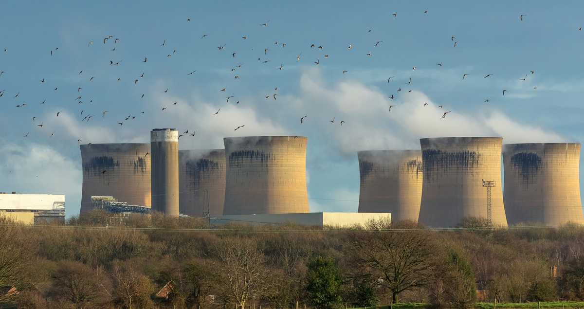 Emissions from Drax power plant in Yorkshire, U.K., will be recycled into protein for animal feed.