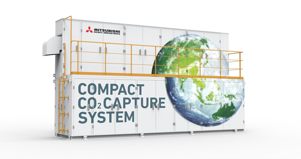A compact CO₂ capture test unit will be installed at Tokuyama’s plant in Japan