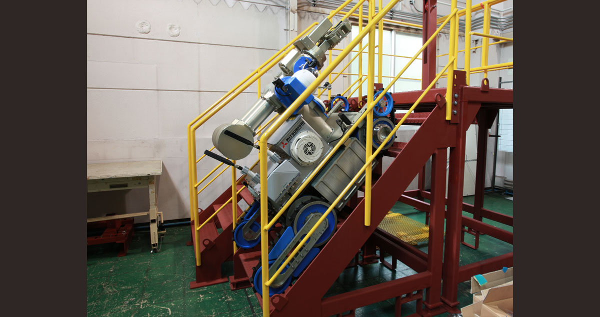 MHI-HERCULeS brandishes a robust manipulator arm and boasts expanded work capabilities. 