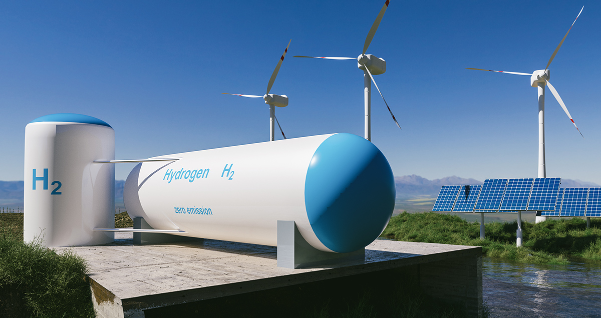Renewable energy facilitates ‘green’ hydrogen energy production through electrolysis
