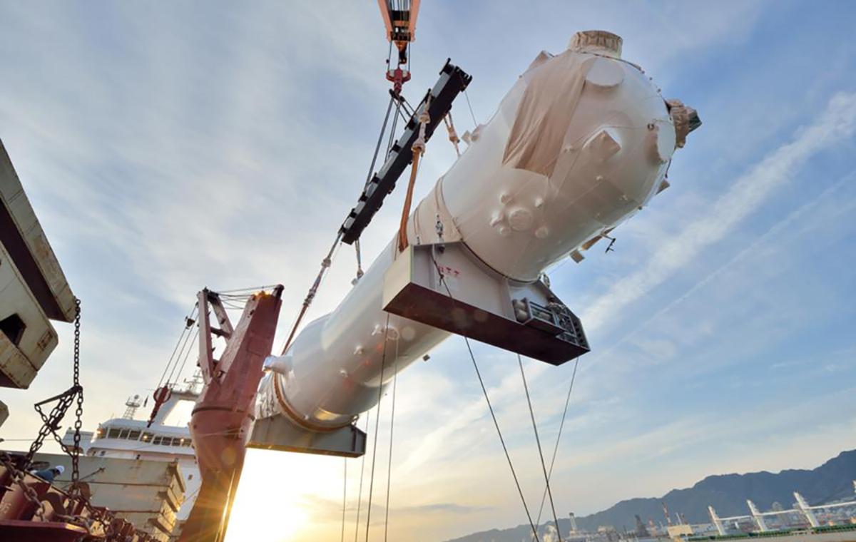 MHI has long exported nuclear components like steam generators.