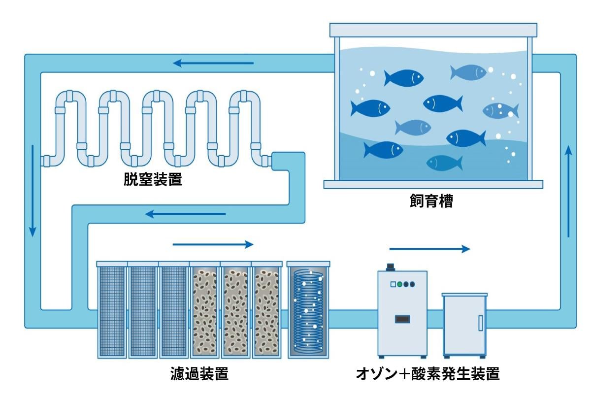 完全閉鎖型陸上養殖システム（POSC-RAS®）
